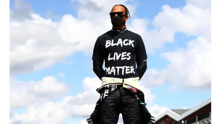 Lewis Hamilton se ha mostrado muy activo contra el racismo.