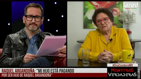 La Dra. Cordero tuvo su aparición semanal en el programa "Mentiras Verderas", para hablar de Raquel Argandoña.