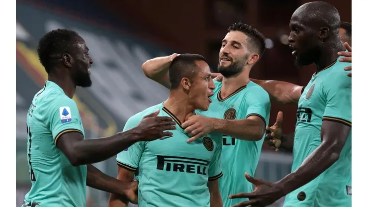 Alexis y Lukaku en el Inter.