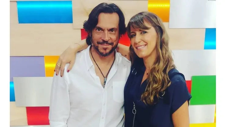 Carola Urrejola y Mauricio Jürgensen en el matinal de Canal 13.