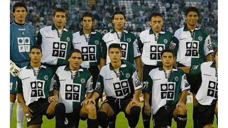 Abajo, en el centro, un joven Cristiano Ronaldo. A su izquierda Rodrigo Tello y arriba Pablo Contreras
