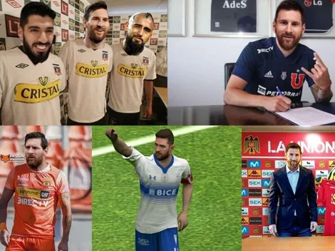 Hilarante: hinchas traen a Lio Messi al fútbol chileno