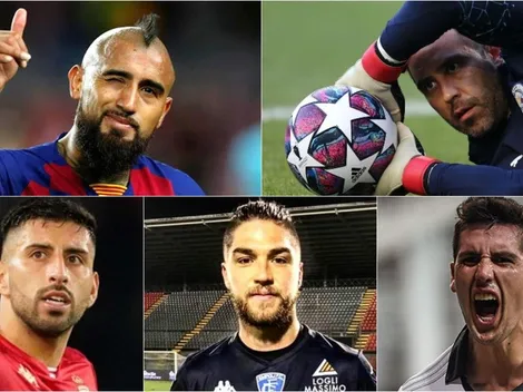 Los cinco futbolistas chilenos que definen su futuro en Europa