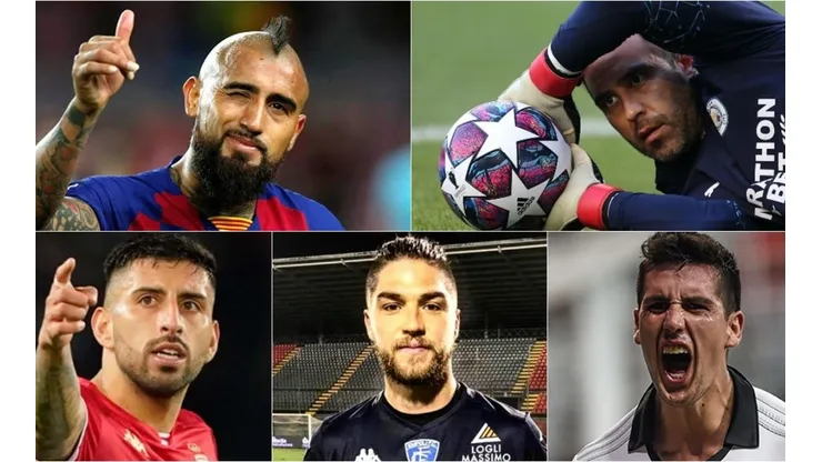 Chile tiene una buena legión que todavía no define su futuro en el fútbol europeo y vivirán jornadas claves