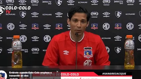 Matías Fernández habla en Colo Colo
