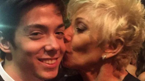 Nano Calderón junto a su madre Raquel Argandoña.