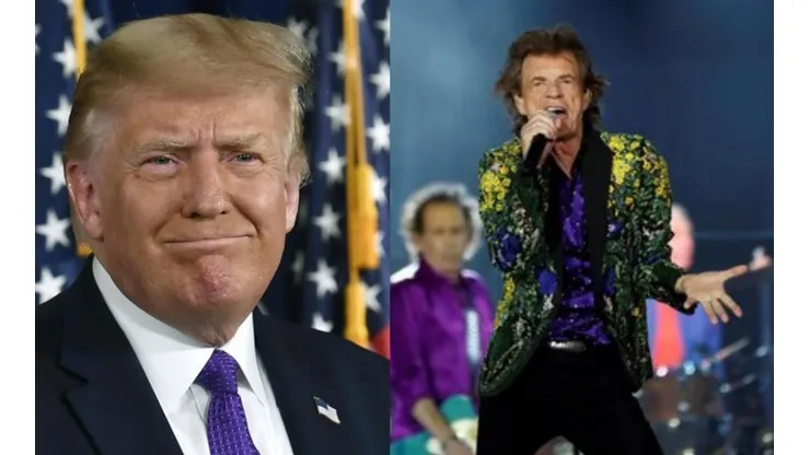 Tras usar "You Can’t Always Get What You Want" en 2016, el presidente recibió una amenaza por parte del equipo legal de la banda.