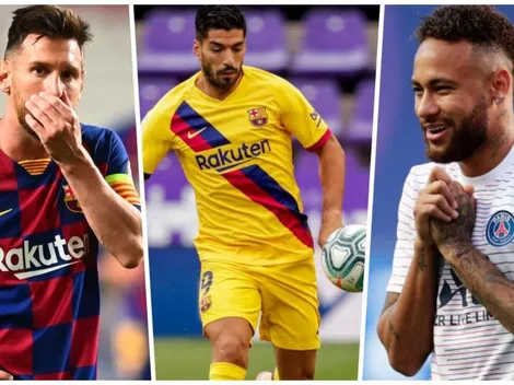 Suárez puede cambiar a Messi por Neymar: PSG lo sondea