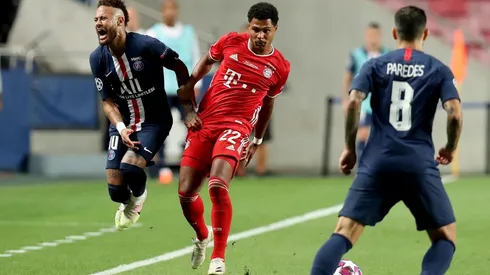 Gnabry atendió a Neymar en la final de Champions