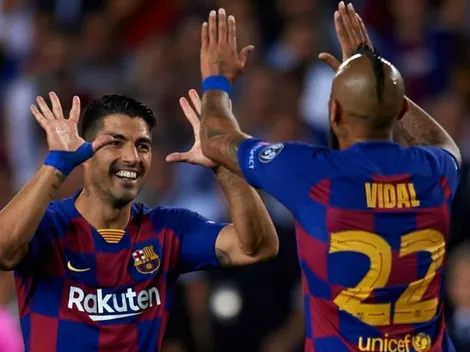 Pase de Vidal: golazo de Suárez postula al mejor de la Champions