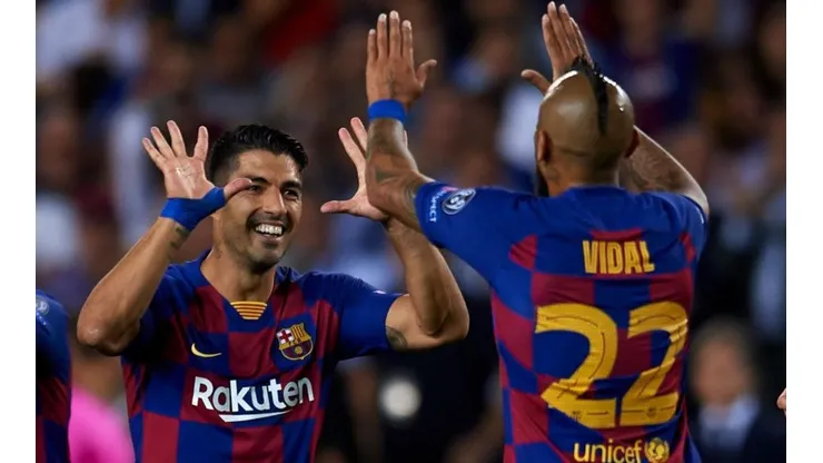 Suárez postula al mejor gol de la Champions gracias a asistencia de Vidal