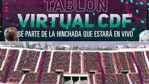 El "Tablón Virtual" es parte de las novedades de CDF para el regreso del fútbol, y la participación de los hinchas en las transmisiones de la señal deportiva.