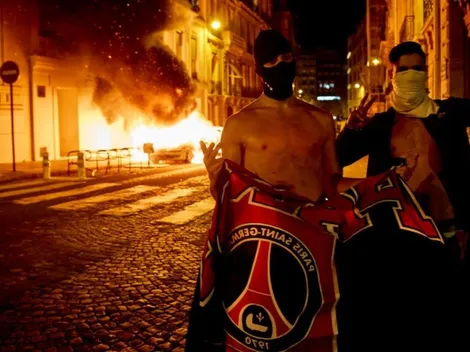 ¿No pasa en Europa? Hinchas del PSG destruyen París