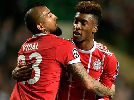 Coman: el gol del amigo de Vidal que llegó al Bayern por el King
