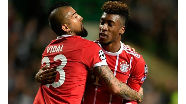 La linda relación entre Kingsley Coman y Arturo Vidal
