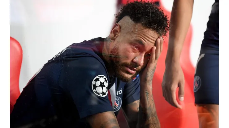 Neymar llora la Champions League