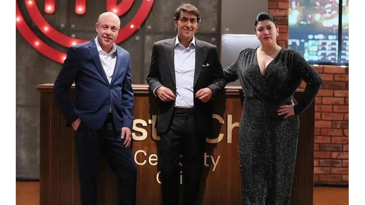 El trío de finalista de "Masterchef Celebrity".