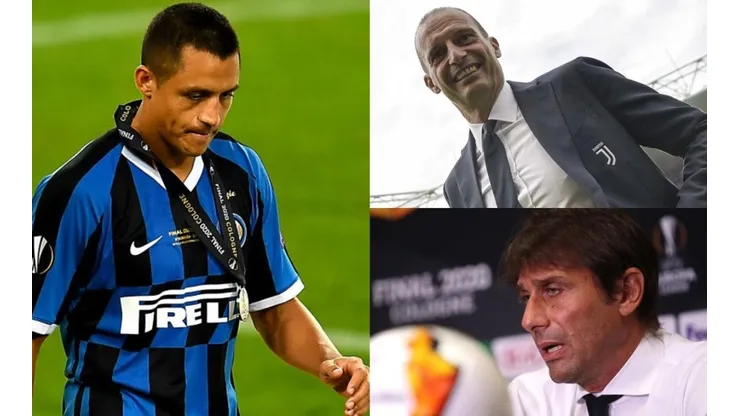 Alexis Sánchez, Allegri y Conte.