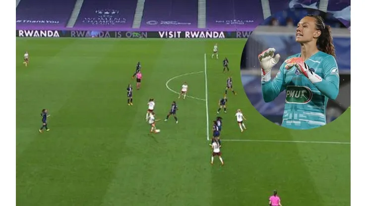 Gol al filo en la Champions Femenina.