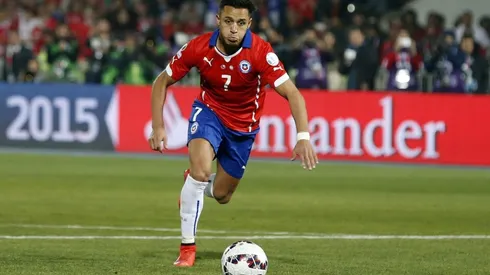 Alexis Sánchez y su penal frente a Argentina el 2015.
