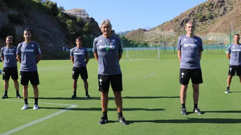 Cuerpo técnico de Manuel Pellegrini en el Betis