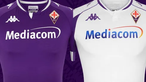 Las nuevas camisetas de la Fiorentina.