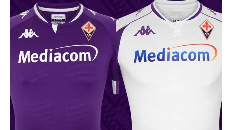 Las nuevas camisetas de la Fiorentina.