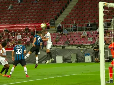 Video: Luuk de Jong pone en ventaja al Sevilla con un golazo