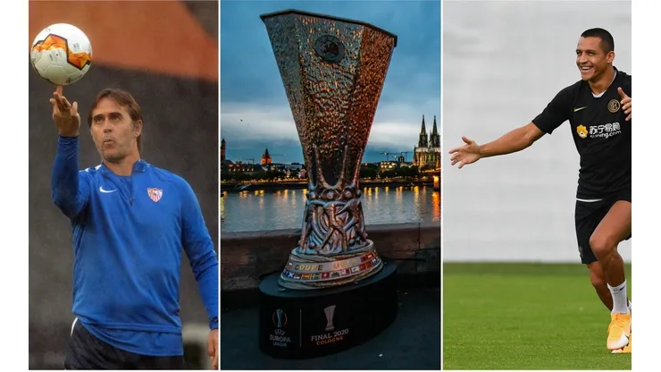 Inter de Milán y Alexis Sánchez van por la final de la UEFA Europa League ante Sevilla en Colonia, Alemania.