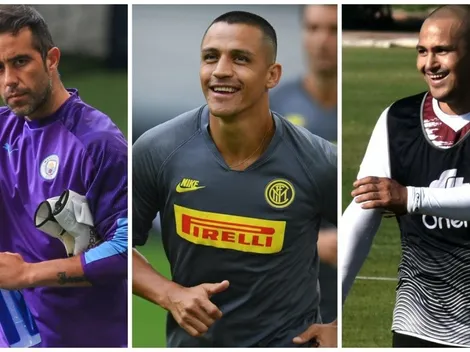 Bravo y Suazo aleonan a Alexis para la final de Europa League