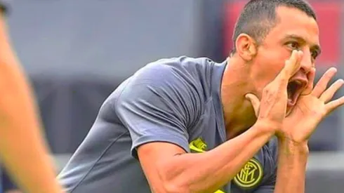 Alexis motivó a sus compañeros del Inter en redes sociales