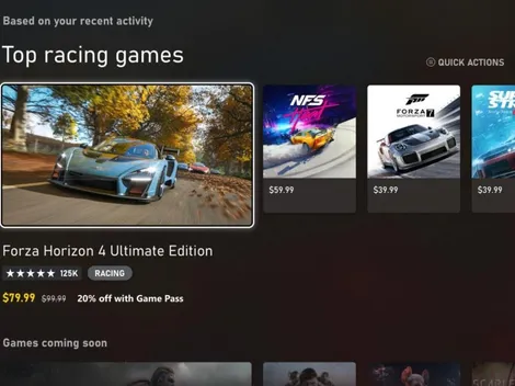 Microsoft presenta el aspecto del dashboard de Xbox Series X