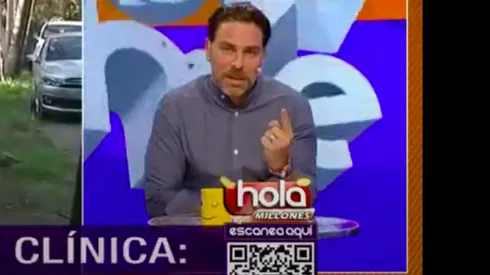 José Antonio Neme en el panel de "Hola Chile" para comentar el caso de Nano Calderón.