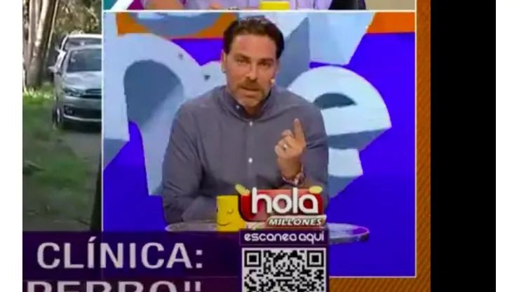 José Antonio Neme en el panel de "Hola Chile" para comentar el caso de Nano Calderón.