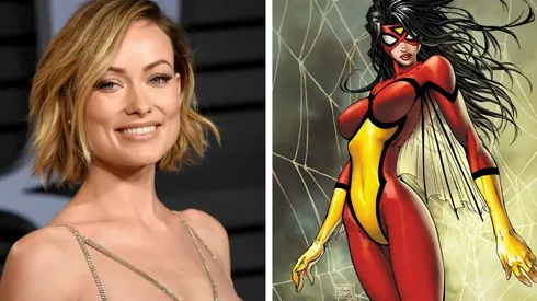 Olivia Wilde junto al personaje tentativo que dirigirá.