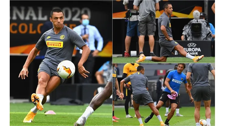Alexis Sánchez hizo lo posible para recuperarse a tiempo y mañana tendrá oportunidad de mostrarlo en la final de Europa League