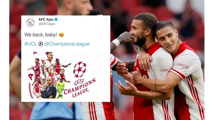 Festeja el Ajax