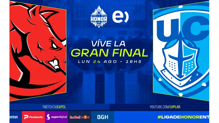 El 24 de agosto la Gran Final de la Liga de Honor Entel