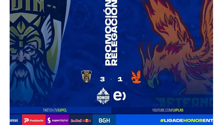 Odín Gaming mantiene su puesto en la Liga de Honor Entel