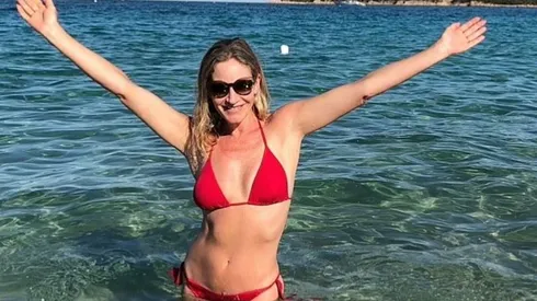 Marcela Vacarezza cumpliendo lo que advirtió previamente en Instagram.