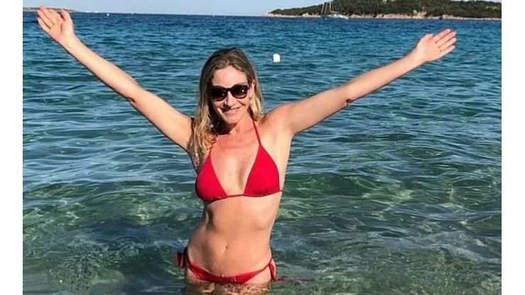 Marcela Vacarezza cumpliendo lo que advirtió previamente en Instagram.