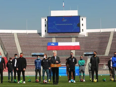 Presidente Piñera: "El fútbol vuelve el 29 de agosto"