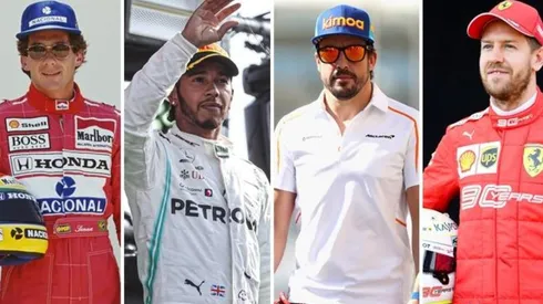 El vigente campeón mundial de F1, Lewis Hamilton, aparece tercero en el ranking de velocidad detrás de leyendas como Senna y Schumacher