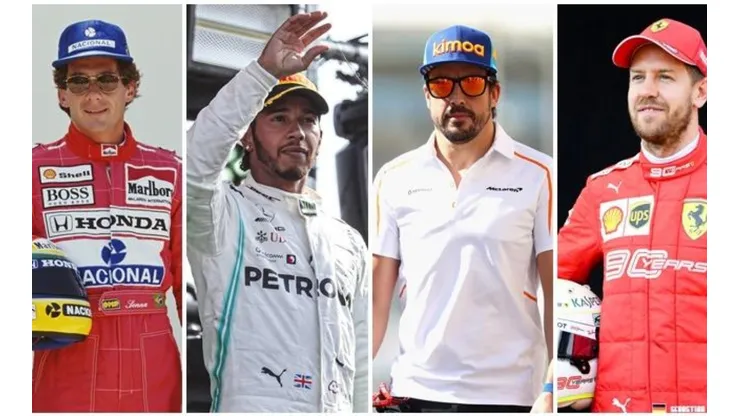 El vigente campeón mundial de F1, Lewis Hamilton, aparece tercero en el ranking de velocidad detrás de leyendas como Senna y Schumacher