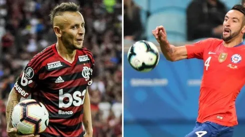 Directivos del Fla viajaron a España para buscar personalmente al Huaso, cuyo fichaje esperan sellar en los próximos días para reemplazar a Rafinha.