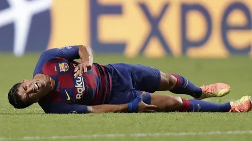 Suárez ante el Bayern.