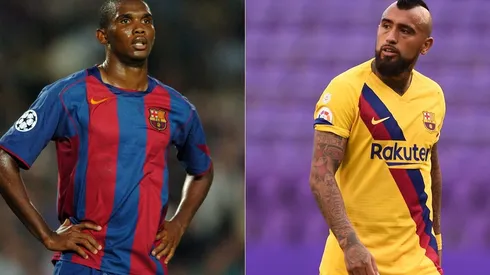 Samuel Eto'o le entregó todo su respaldo a Arturo Vidal, en medio de la potente crisis que vive Barcelona
