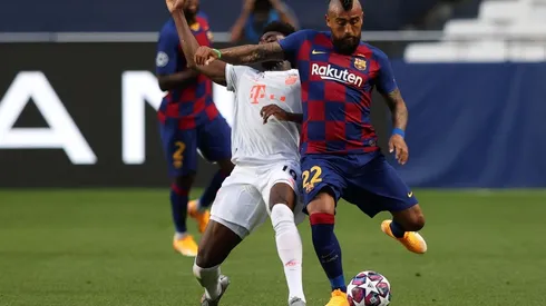 Vidal en la pesadilla contra Bayern Múnich.