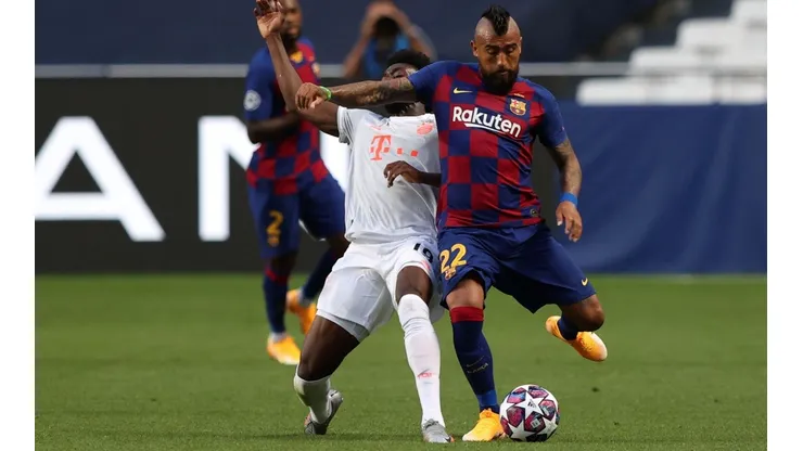 Vidal en la pesadilla contra Bayern Múnich.