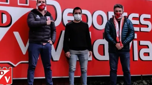 Rojas es nuevo refuerzo de Valdivia.